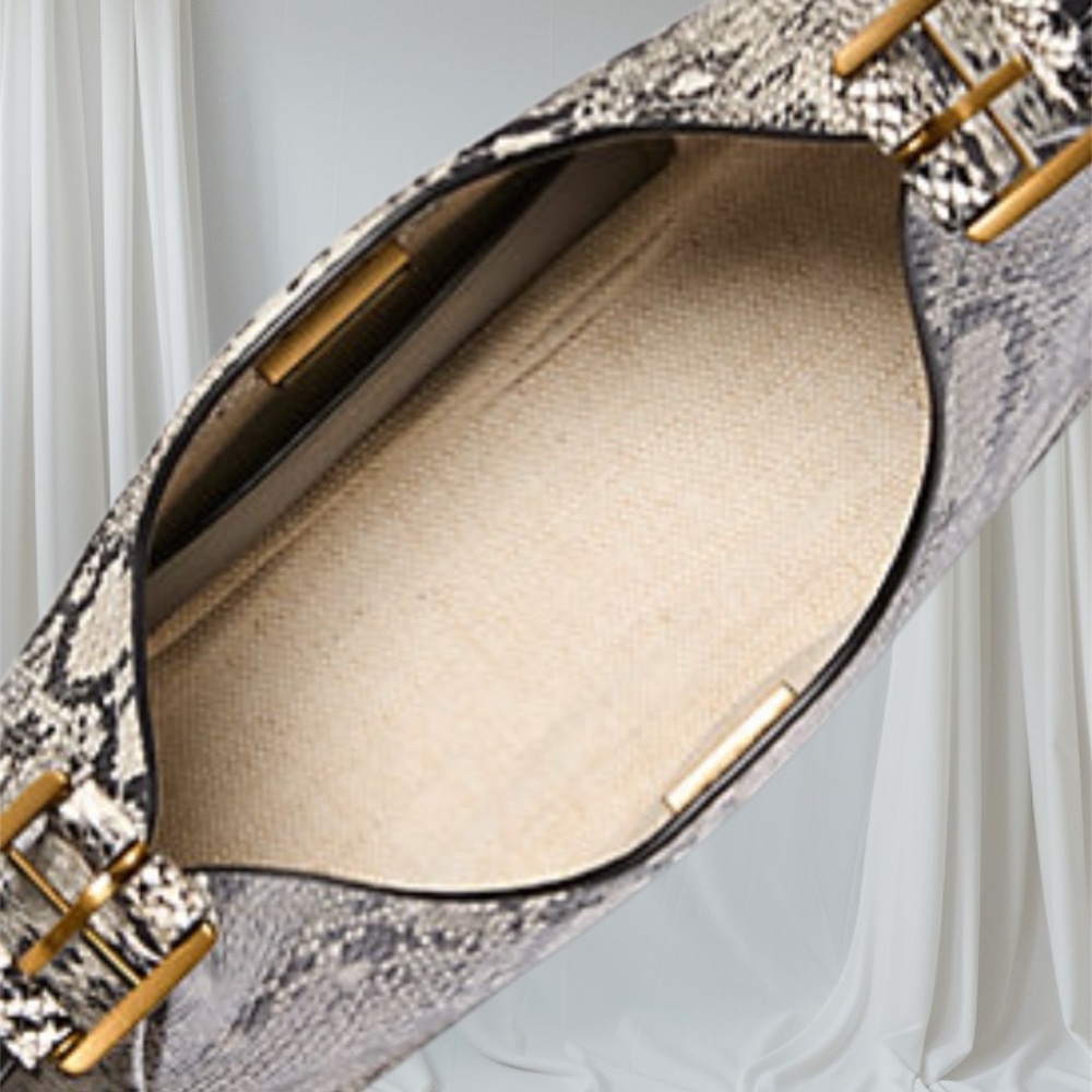Snakeskin Patterned Michael Kors Crossbody - Picture 4 of 7